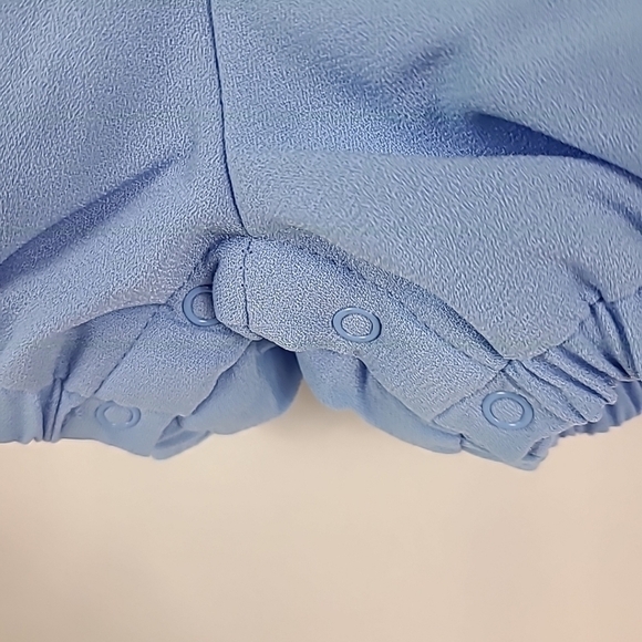 NEW Habitual Kids Baby Girl Periwinkle Blue Shorts Romper Sz 12 Months MSRP $42 - Picture 4 of 6